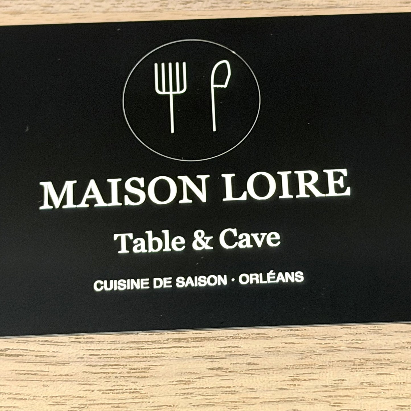 Carte de visite métal SIGNATURE — Recto-verso & QR code