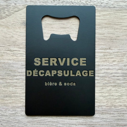 Décapsuleur Service décapsulage