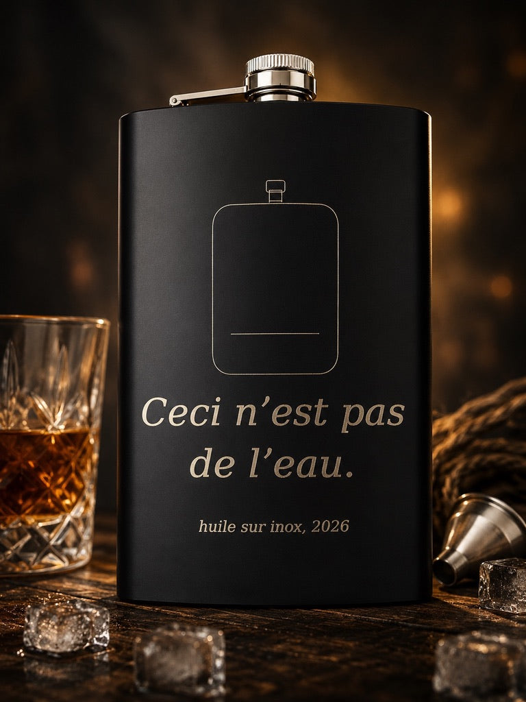 Flasque Ceci n'est pas de l'eau