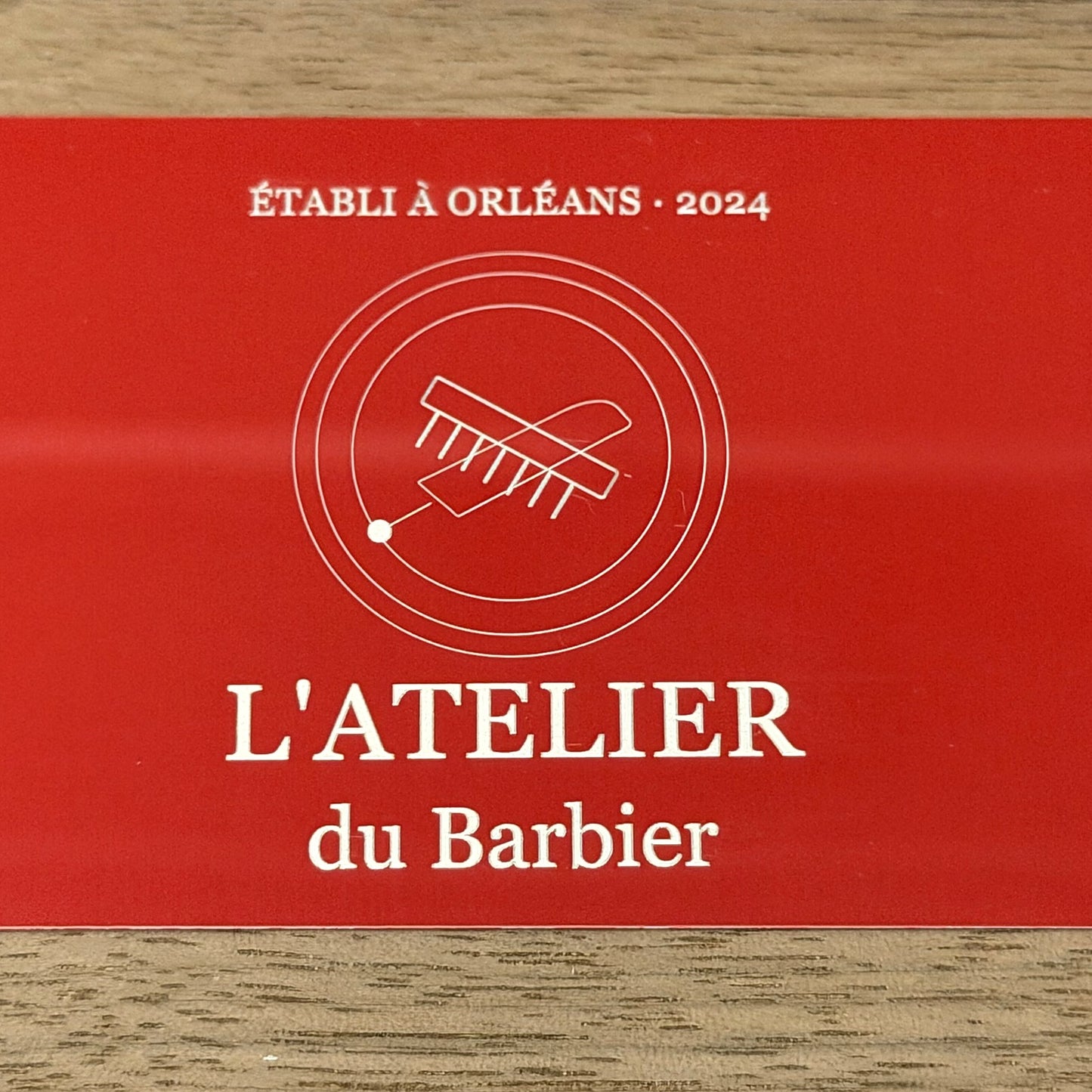 Carte de visite métal IMPACT — Aluminium gravé