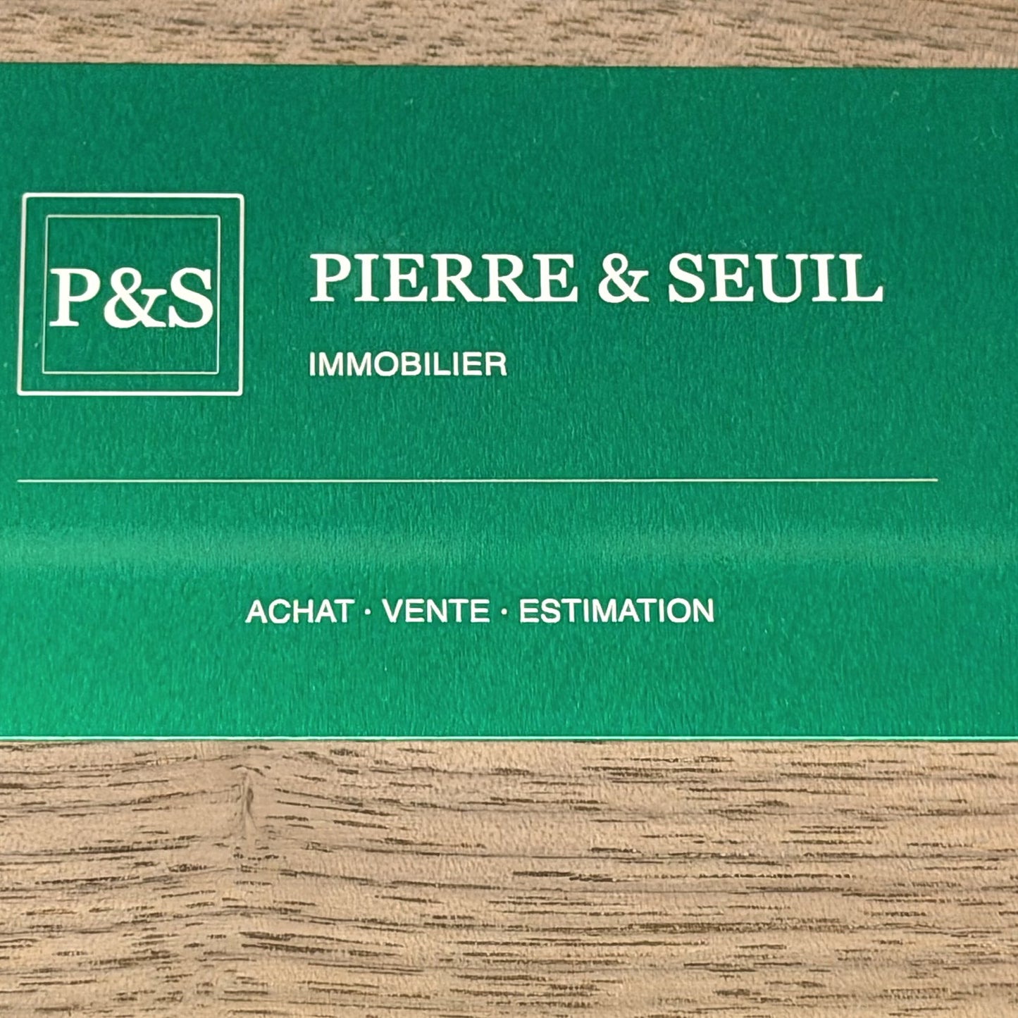 Carte de visite métal IMPACT — Aluminium gravé